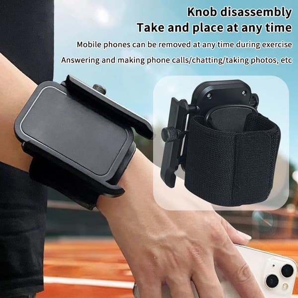 Telefonhållare för bil 360 rotation handledsband mobil support universal Wristband