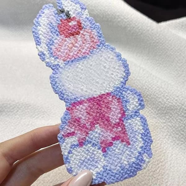 2/5/10 stk Strykestoff Håndkle Tekstur Gjenbrukbare Perler Bakestoff 2Pcs