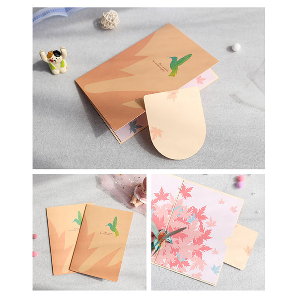 Hummingbird Pop-up -kortti Äitienpäivä onnittelukortti äidille tai W A