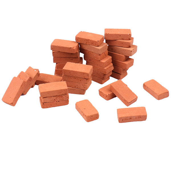 50 STK Miniature Mursten Kids Scenery Building Legetøj