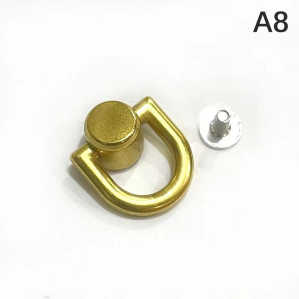 Metallveske Nagle Nail Spenne Studs Button Håndveske Beltehenger Le A3