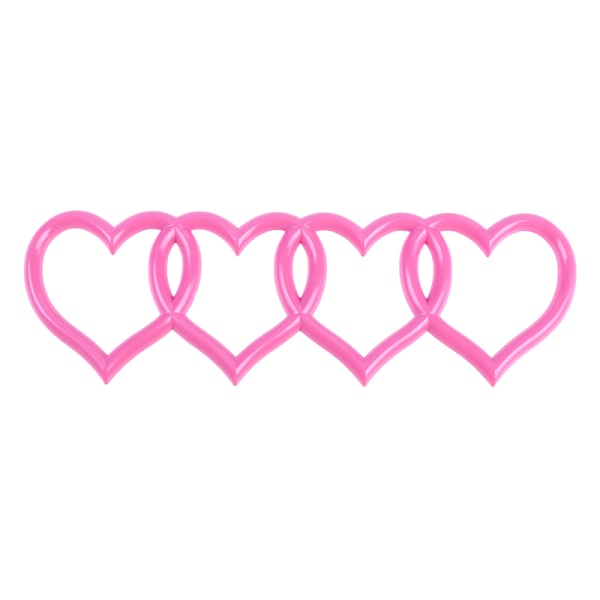 Love Heart -logo takakonttiin, hännän etiketti rintamerkki tunnusmerkki Car St pink