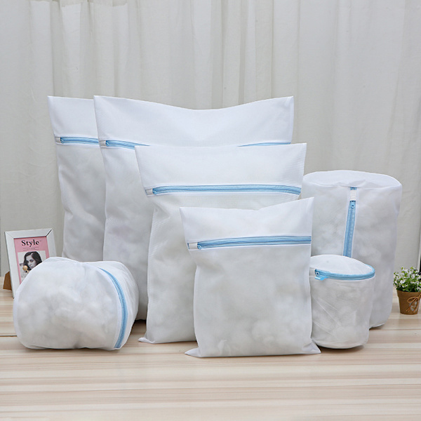 Fin Nettvaskepose Vaskehines Dirty Laundry Basket Travel 22x33cm
