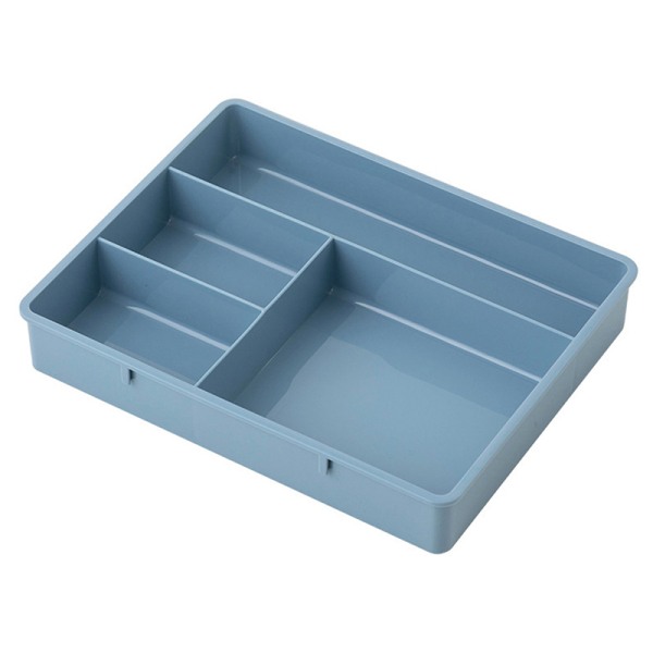 Skrivbordslåda Organizer Stapelbar multi-cell Desktop Storage Divi Blue