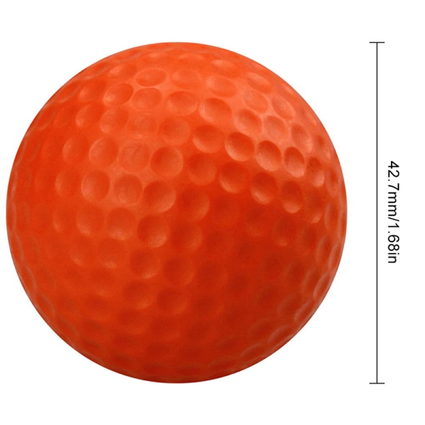 5 stk PU-skumsvamp myke golfballer for innendørs golftrening