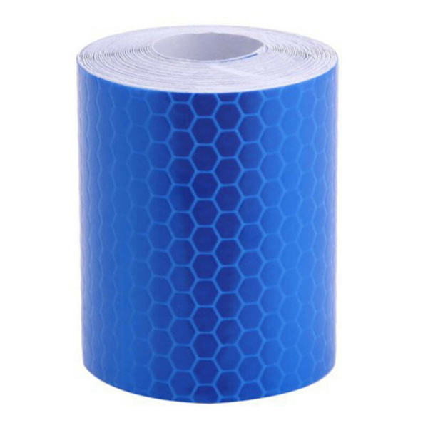 1m*5cm Auton kuorma-auton heijastava itsekiinnittyvä turvavaroitusteippi Blue