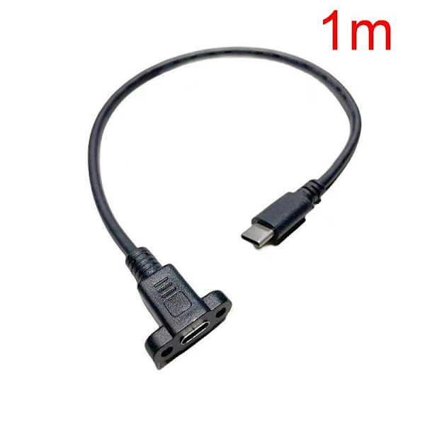 1 st. panelmonterad USB-C-förlängningskabel med skruv A3