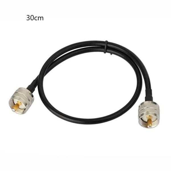 RF koaksialkabel UHF PL259 han til han stik RG58 pigtail A6
