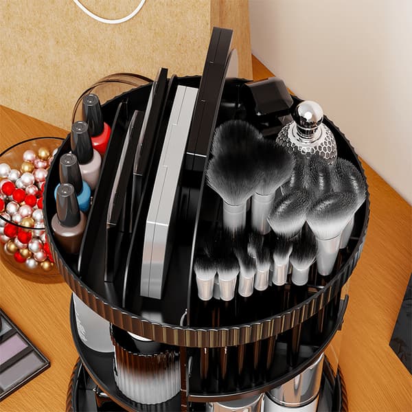 360 roterende makeup-organizer til toiletbord E