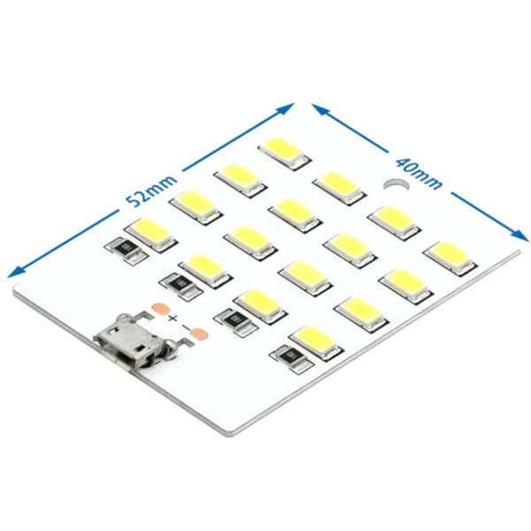 USB LED-ljuspanel 8 12 16 20 pärlor lampa panel DIY belysning Mo A3