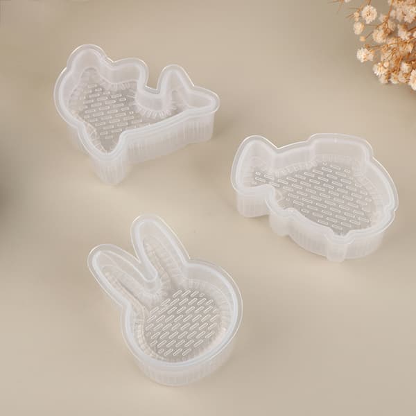 3 st/set tecknad form risbollsmögel sushi rulle bento press mo 3Pcs