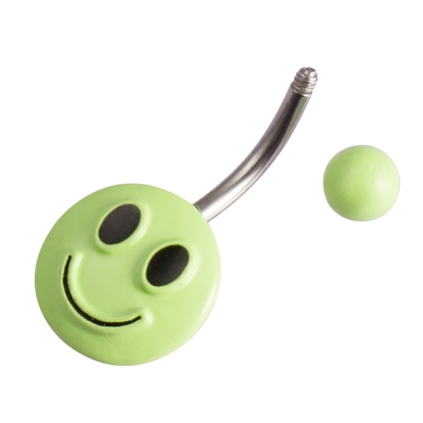 Roliga navelringar i rostfritt stål Creative Navel Nail Pi A1