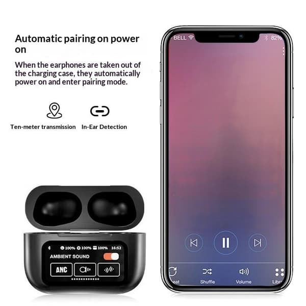 Air Pro langattomat Bluetooth-kuulokkeet ANC-melunvaimennuksella A7