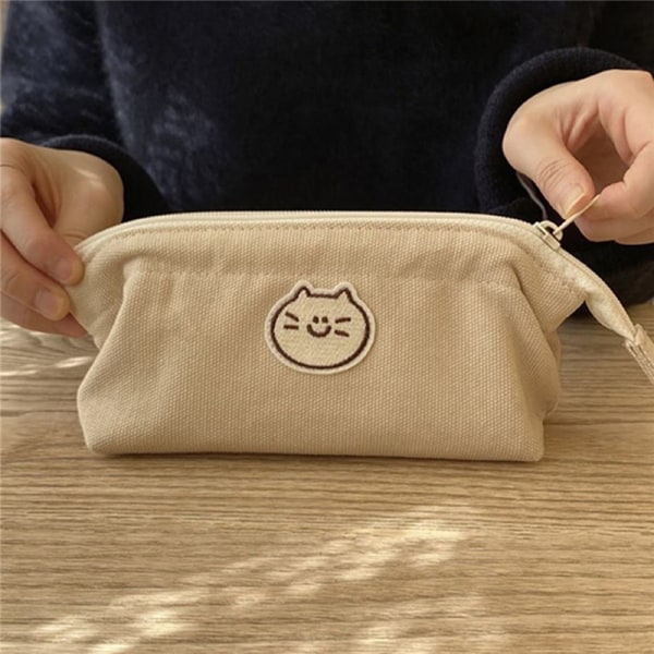 e Case Kawaii Paperi kynäkotelo Trousse Case Large Brown 8.5*9*19cm