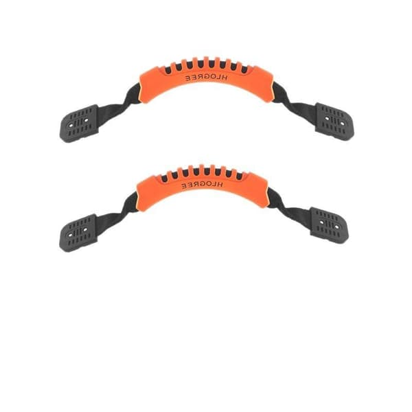 Kajakkbærehåndtak Sklisikkert grep Kraftig nylonstropp Black 2PCS