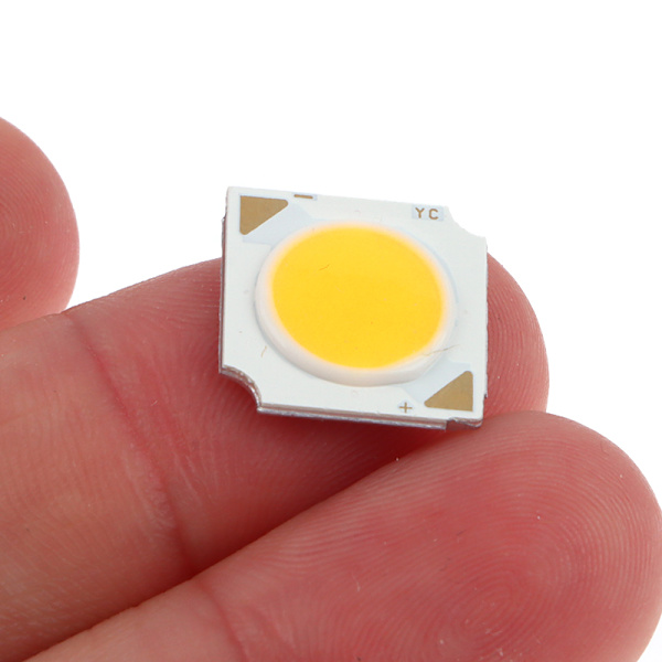 5 ST LED Bridgelux Chip COB 3/5/7/10/12W 300mA högkvalitativ hög Light yellow 12W