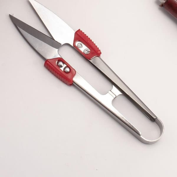 3/6 stk. U-gevindssaks i rustfrit stål til garnklipning 3Pcs