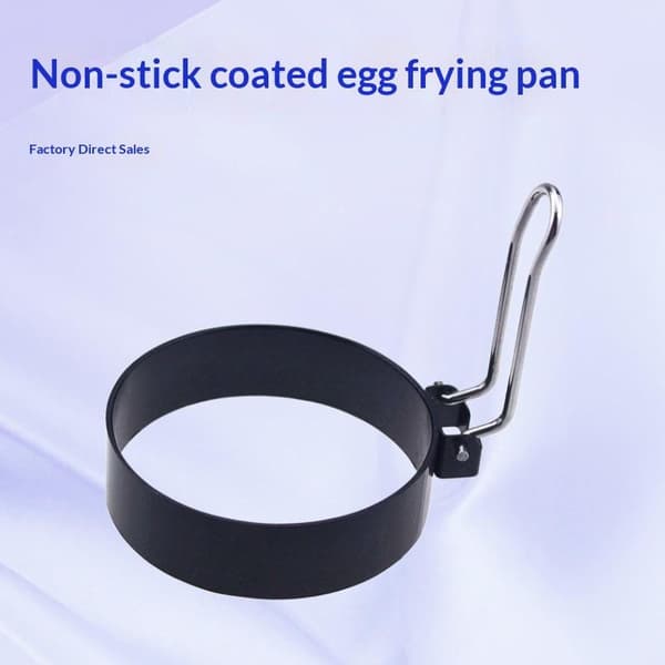 14 stilarter æggering i rustfrit stål, non-stick æggering McMuffin B 90MM