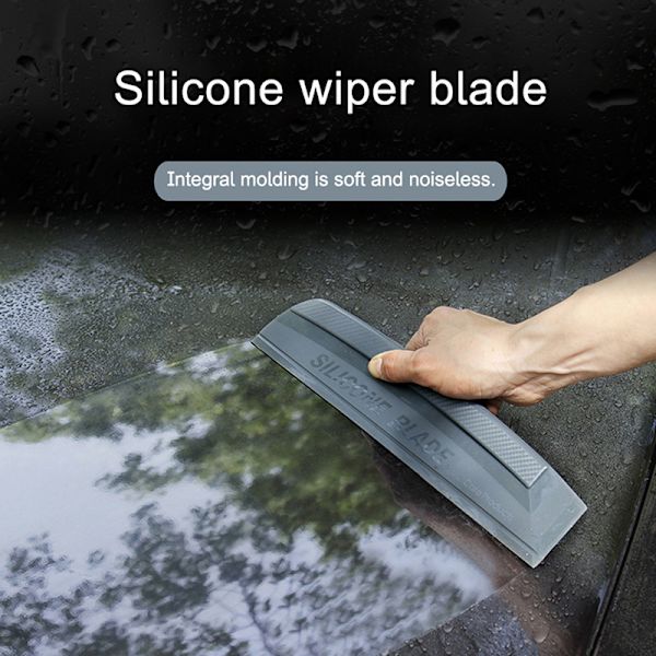 Ridsfri blød silikone Handy gummiskraber Car wrap-værktøj Vand W