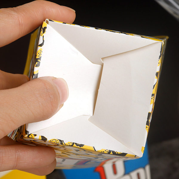 Engångs popcornhinkar Behållare Hållare Pappersmugg Popcorn B A8