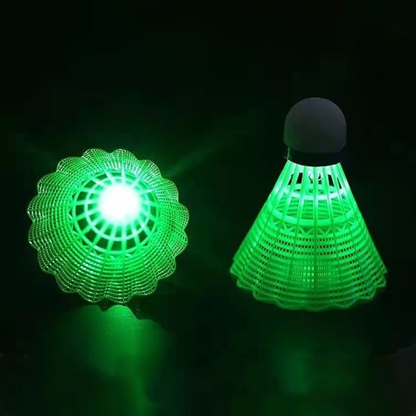 LED Badminton Ball Sports Shuttlecocks Lysende Natt Fargerike