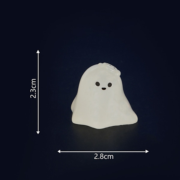 Tegneserie Noctilucent Halloween Gresskar Spøkelsespynt Kreativ A2