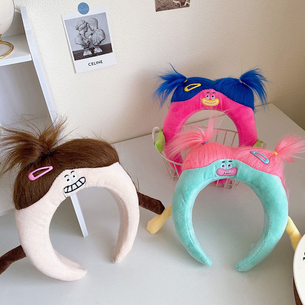 Rolig Clown Headpiece Prom Födelsedag Hårband Huvudbonader Tecknad A2