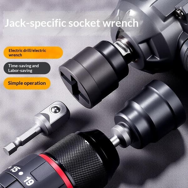 Saxdomkraftadapterhylsa Universal Kromvanadin Elektrisk