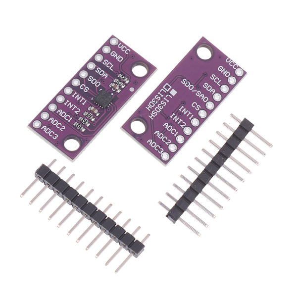 1/3/5 st LIS3DSH högupplöst treaxlig accelerometermodul 3pcs