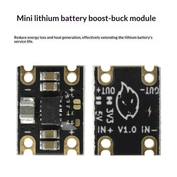 TPS63802 Mini Litiumbatteri - Boost Modul DC 1.8-5.5V Inngang 2 A2