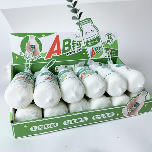 AD Calcium Mælkeformede Squishy Legetøj Blødt Langsomt Stigende Til Nosta A2 S