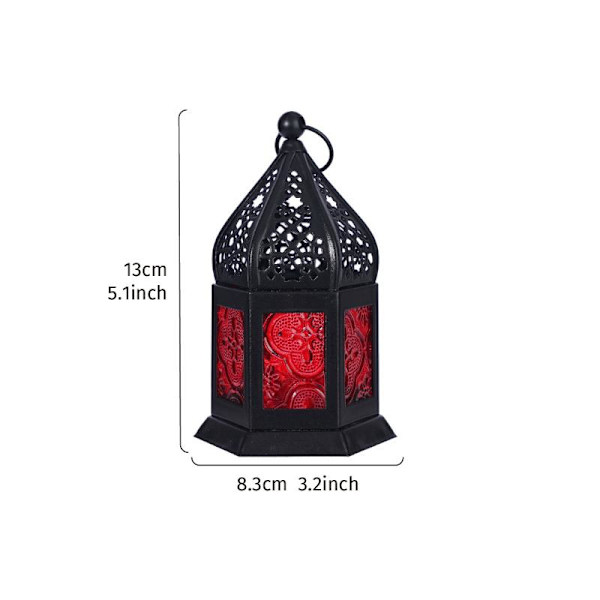 Dekorativ lysestake Red