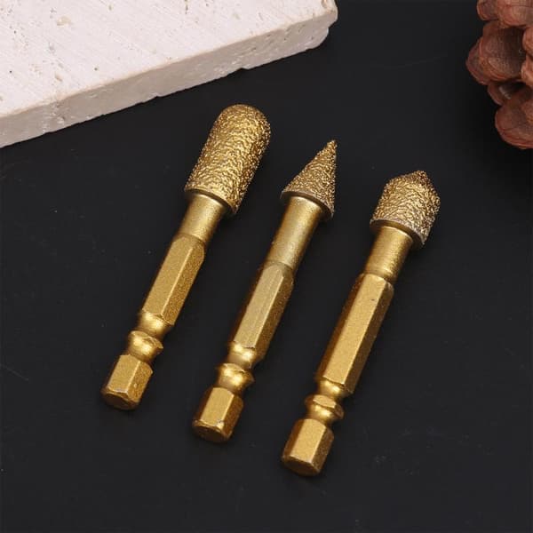 3/7 stk diamant slipehode fliser roterende fil poleringshode for Q1