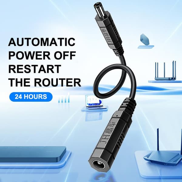Ruter Auto Restart DC Strømkabel Smart Chip ABS-skall For 24t A1