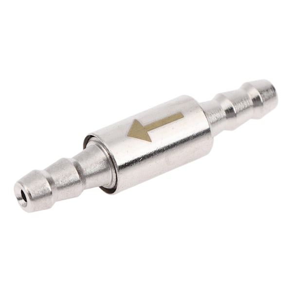 Tilbakeslagsventil for CO2-utstyr, vann for 4 mm rør, akvariumskontroll Silver