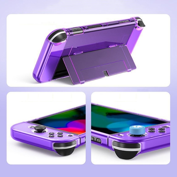Beskyttelsescover kompatibel med Nintendo Switch OLED Purple