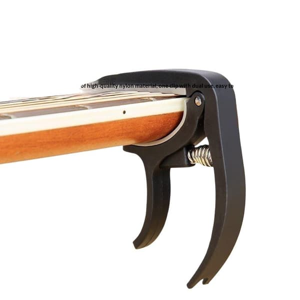 Gitarrstämningsklämma Bärbar Plast Capo Musikinstrument Fo