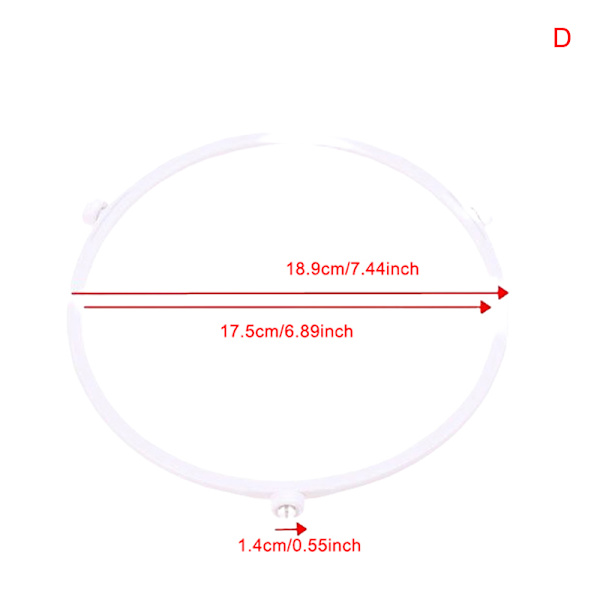 Mikrobølgeovn Glaspladespiller Bracket Base Bakke Roterende Ring D