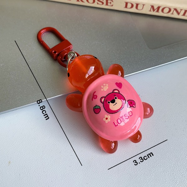 Cartoon Kuromi KT Cat Melody Luminous Turtle Keychain Pendant F 11