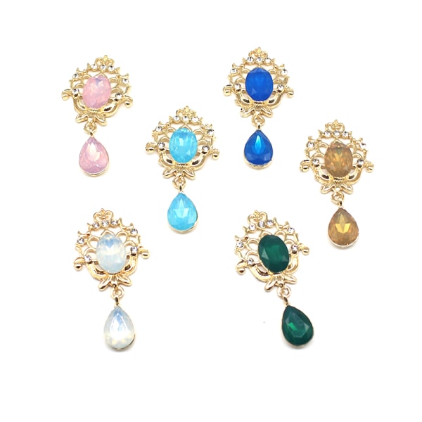 DIY Legering Rhinestones Vedhæng Brocher Knapper Til Fest Festiv A7