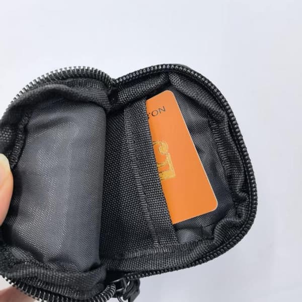 Mini EDC Pung Opbevaringslomme Tegnebog Polyester Møntpung A1