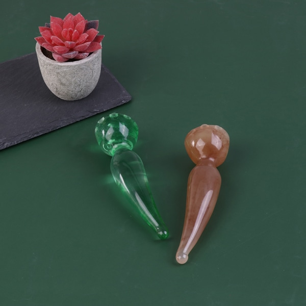 Lotus GuaSha massasjeverktøy for jadestein for ansiktsmassasjehud Green S