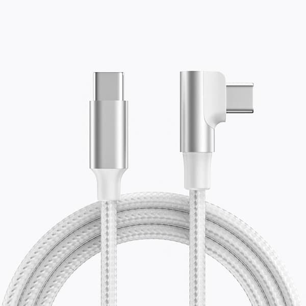 90 asteen PD 60W USB C 1M pikalatauspunottu kaapeli puhelimeen E size1