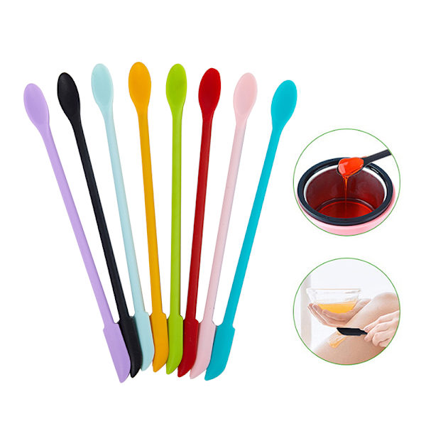 Wax Spatula Silikoni Uudelleenkäytettävä karvojen poisto Vahaus Applikaattori Sc Purple
