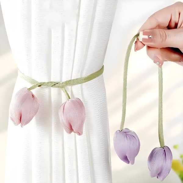 Tulipanformede gardinholdere A3