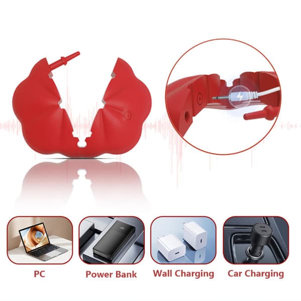Silikonnippelklämma Vibrator Masturbator Nipple Clips Elektrisk