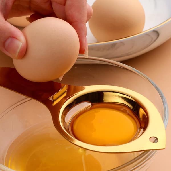 Eggeplomme Hvitfilter Grad Eggdeler Rustfritt Stål Kjøkken A3