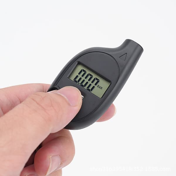 Mini Dæktryksmåler Digital LCD-display Bil Dæktrykstester 1pcs
