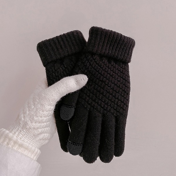 1 Par Kvinder Touch Vinter Handsker Efterår Vinter Varm Tykt Skiin A1