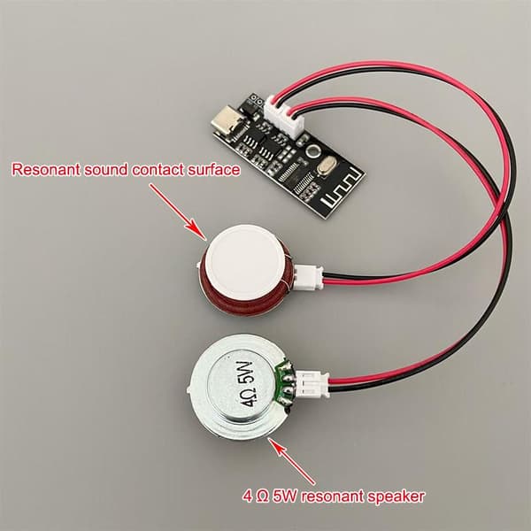 4Ohm 5W Resonans Vibrationshøjttaler Knogleledning Højttaler DIY A2